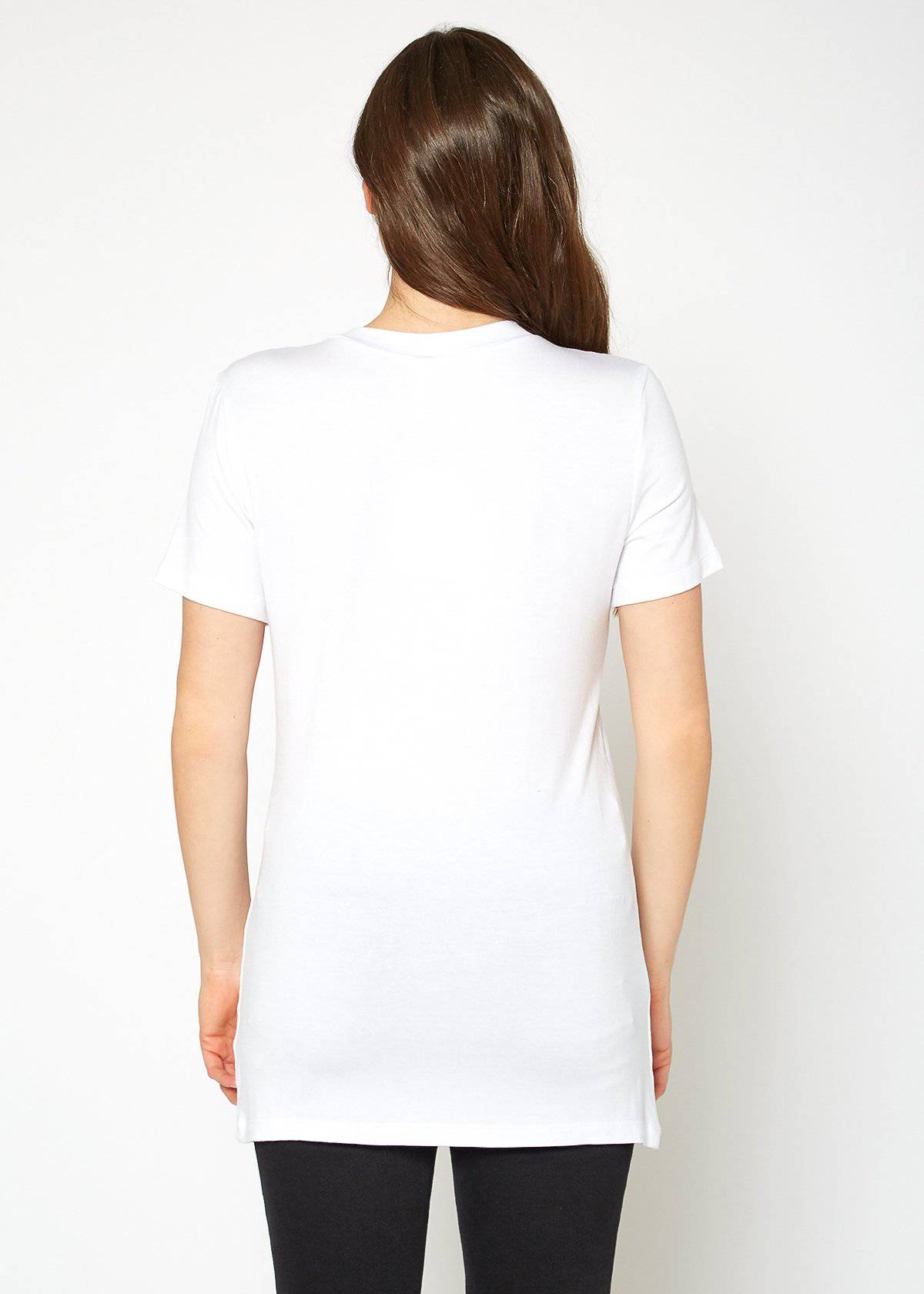 V-neck Short Sleeve Basic Tee