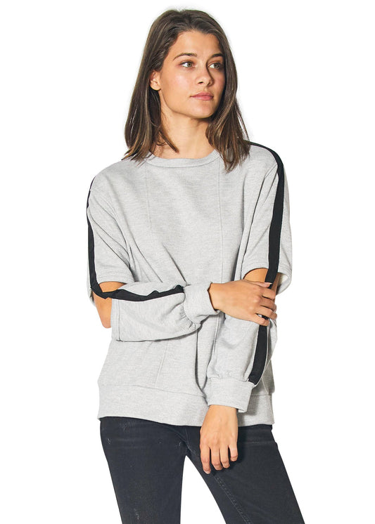 Cold Elbow Sweatshirt in Heather Grey