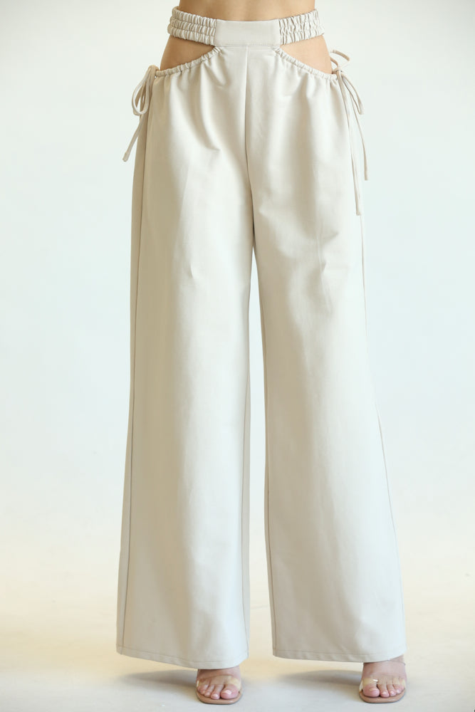 Kelly- High Waisted Cut Out Pants