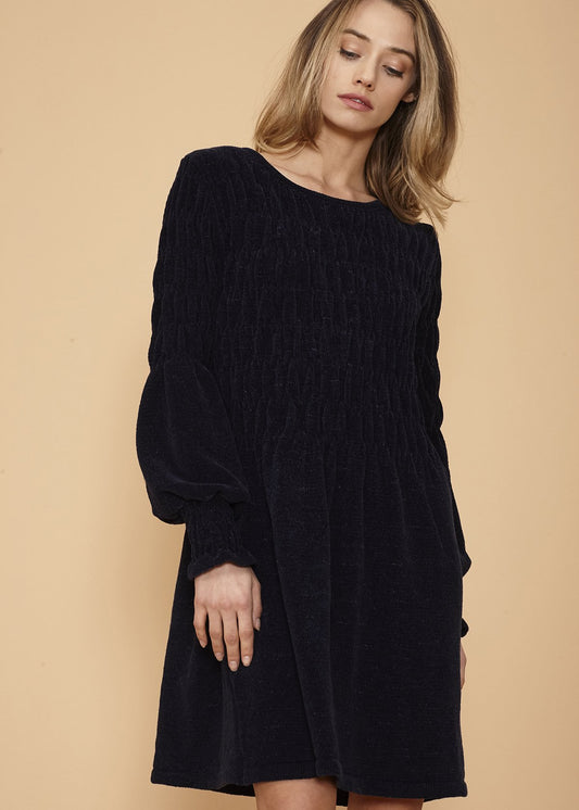 Women's Midnight Sweater Dress in Midnight