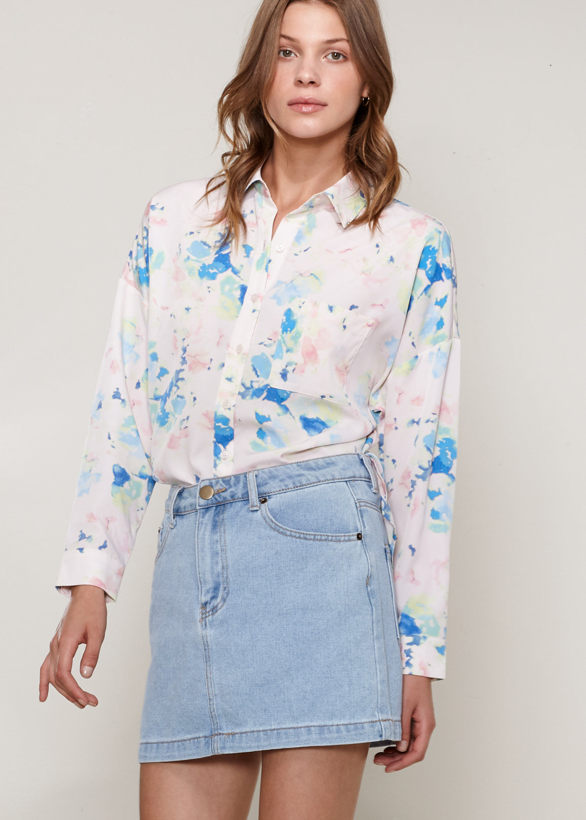 Women's Printed Shirt Blouse