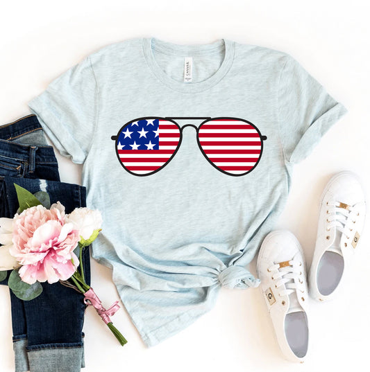 America Glasses T-shirt