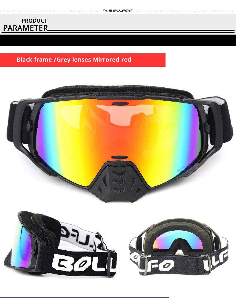 Motorcycle Helmet Goggles Sunglasses Windproof Motocross Motorbike - Jade's Cache